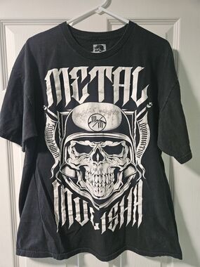 Metal Mulisha Black Short-Sleeve Skull Graphic Tee